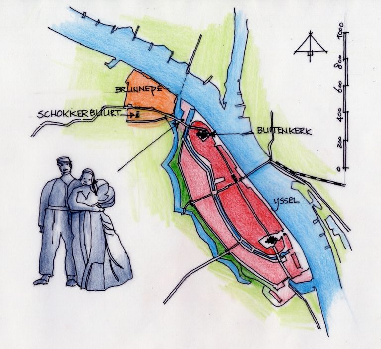 Monument for the Schokkers in Kampen
